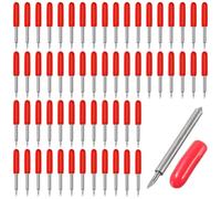 YOYEAH Pack 60 Lames de Remplacement 45° pour Cricut Explore Air/Maker/Expression - Capuchon Rouge