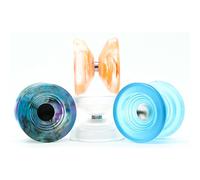 YoYo Factory Atom Smasher - Transparent (Avancé unresponsive Yo-yo, Roulement à Billes, Ficelle Et Instructions Incluses)
