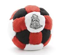 YoYo Factory Footbag - Rouge/Noir (26 Panneaux Freestyle Foot Bag, du Débutant Au Professionnel)