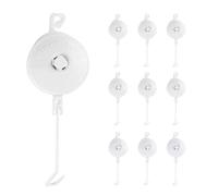 Yoyo Lot de 10 Crochets de Culture avec Corde Transparente, pour hydroponiques, Jardin, extérieur, Balcon, Patio, arrière, hydroponie, Tomate, Lierre et clématite