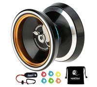 Yoyo Professionnel M001-B, Yoyo Intermédiaire En Alliage D'Aluminium Avec Anneau En Métal + 5 Cordes Supplémentaires + Sac