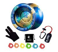 Yoyo T5 Overlord, Yoyo Intermédiaire, Yoyo Professionnel En Alliage D'Aluminium Cnc Avec Gant De Sac, Ficelle De 6 Yoyo