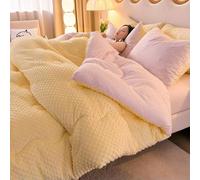 YOYOBO La Microfibre est épaissie par du Velours de Bonnet 3D pour protéger la Couverture d'hiver Chaude par Une Simple Double Chute et Un Hiver