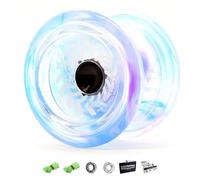 YoyoFactory Arrow Yoyo - Galaxy (du Débutant Au Professionnel, Roulement à Billes en Métal, Ficelle Et Instructions Incluses)