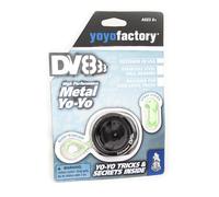 YoyoFactory DV888 Yo-yo - Noir (Idéal pour Les débutants, Roulement à Billes Rapide en Métal, Ficelle Et Instructions Incluses)