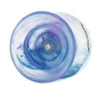 YoyoFactory Flight Offstring Yo-Yo avec Roulement à Billes - Bleu/Violet (Jeu Yoyo Moderne, Construction Solid, 4A / Offstring, Freestyle Yoyoing Tricks, Ficelle Et Instructions Incluses)