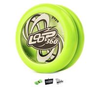 YoyoFactory Loop 360 Yo-Yo - Yoyo de Trick Looping à Roulement - Vert | Jeu 2A : loops serrés et réguliers, réponse silicone, acier. Facile à apprendre et à entretenir.