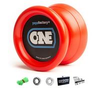 YoYoFactory Yoyo One – du débutant au professionnel, ficelle et instructions incluses – Rouge