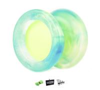 YoyoFactory Replay Pro Modèle du Champion du Monde - Vert (Roulement à Billes Rapide en Métal, Avancé unresponsive Yoyo, Ficelle Et Instructions Incluses)