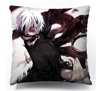 YOYOSHome Tokyo Ghoul Anime Kaneki Ken Cartoon Double-sided Pillowslip Pillow Case 17.7"*17.7"