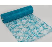 25 m x 30 cm SIZOWEB non-tissé ORIGINAL CHEMIN DE TABLE CHEMINS DE TABLE TURQUOISE Bleu pour mariage et spécial événements