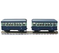 Yoyuki Tsukawa 14047 N Gauge Tsukawa Electric Railway Huff 1 Huff 2 Ensemble de voitures de tourisme Bleu électrique