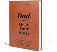 Yozexin Dad,I Want To Hear Your Story, Journal guidé d'un père pour partager sa vie et son amour, fournitures scolaires, couverture rigide enveloppée de cuir, parfait pour offrir aux enfants et aux