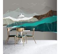 YOZYOOOZ Papier peint 3D paysage abstrait d'encre de luxe moderne grandes peintures murales personnalisées adaptées au papier peint d'art moderne du salon de la chambre à coucher