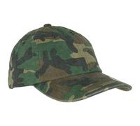YP Low Profile Camo Washed Casquette Trekking Paintball Extérieur Woodland Camo