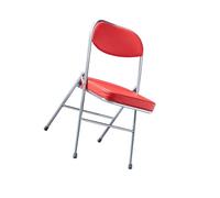 YPAPBHT Chaise de Salle à Manger en polyuréthane Souple avec Cadre galvanisé, Chaise de Bureau for la Maison et Le Bureau, Gain de Place(Red)
