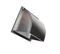 YPAPBHT Couvercle Anti-Pluie for Grille d'aération extérieure en Acier Inoxydable 304, Capuchon Coupe-Vent carré for Ventilateur d'extraction, Grille d'aération(35cm,No Internet)