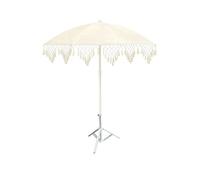 YPAPBHT Parapluie à pampilles pliant multi-scènes, parasol de patio extérieur, parasol de piscine, parasol de toile de fond de mariage, avec base.(200cm)