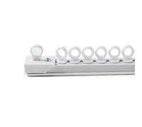YPAPBHT Rail de Rideau Auto-adhésif monté sur Le Dessus, sans Clous, Rail Coulissant Silencieux Ultra-Mince, poulie de Tringle à Rideau sans Perforation, Accessoires(250CM)