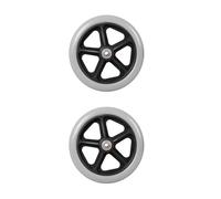 YPAPBHT Roue Avant Solide for Fauteuil Roulant avec roulement, Roulette Universelle, 6/7/8 Pouces en Option, silencieuse et Fluide(Gray,7 inches)