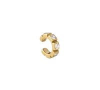 YParis Boucles d'oreilles 'Ear cuff Loki G' or, Taille 2.5 cm x 2.5 cm