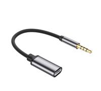 YPBEW 3,5 mm vers USB CREATE Sound Processor Accord Robot Téléphones Aluminium Mixture Link Plan Permanent Son Clair USB CREATE Écouteurs Processeur