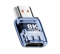 YPBEW Adaptateurs HDTV 2.1 transparents ABS Coupleur 8K60Hz 4K @ 120Hz UHD Interfaces Extender pour téléviseurs Stick Projecteurs HDTV