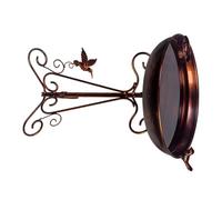 YPBEW Baignoire décorative pour oiseaux de jardin avec plateau pour accueillir divers oiseaux pliable