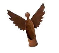 YPBEW Bougeoir en fer pour décoration de table, figurine d'ange, bougie chauffe-plat, sculpture d'anges romantiques