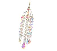 YPBEW Carillon à vent en cristal - Attrape-soleil - Pendentifs - Décoration de jardin - Arcs-en-ciel - Cadeau de Noël et de Saint-Valentin