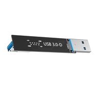 YPBEW Carte d'extension USB 3.0 D mâle vers femelle - Adaptateur USB 3.0 fiable à 90° - Connexion et adaptation informatiques - Carte adaptateur d'ordinateur USB 3.0