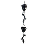 YPBEW Chaîne de pluie écureuil en fer pour gouttières, gouttières, gouttières, drainage, décoration extérieure, décoration extérieure réglable