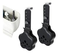 YPBEW Clip de Tablette nettoyant pour Cuvette de Toilettes, Black | Empêche les dommages joints en caoutchouc tout en garantissant un rinçage normal et constant grâce mécanisme