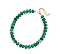YPBEW Collier de perles en acrylique multicolore - Bijoux modernes - Chaîne de cou décontractée pour garde-robe - Cadeau de style, one size, Acrylique, Pas de pierre précieuse