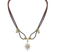 YPBEW Collier ras du cou avec tournesol et étoile - Collier ras du cou pour femme - Chaîne en métal, Moyen, Comme décrit, Comme décrit.