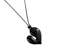 YPBEW Collier unique avec pendentif en forme de cœur irrégulier et cordon réglable pour fille élégante Chaîne réglable, Moyen, Comme décrit, Comme décrit.