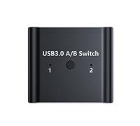 YPBEW Commutateur USB à bouton unique fonctionne sur plusieurs systèmes pour partager des imprimantes, scanners et périphériques de stockage USB clavier changement