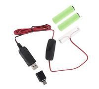 YPBEW Convertisseur d'alimentation USB DC-Buck de type C à 4,5 V LR6 / AM3 / piles AA de remplacement de 3 piles