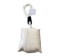 YPBEW Coque en silicone pour écouteurs en forme d'oreiller absorbant les chocs - Blanc - Anti-rayures - Jolie housse de protection en forme d'oreiller blanche