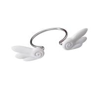 YPBEW Élégant bijou surdimensionné en forme d'aile d'ange avec finition métallique, idéal pour un événement à thème et un look décontracté, accessoire de mode