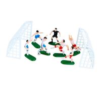 YPBEW Ensemble de décorations de gâteau de football pour fête d'anniversaire avec matériaux de qualité alimentaire sûrs et fournitures d'anniversaire aux couleurs vives