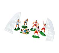 YPBEW Ensemble de décorations de gâteau de football pour fête d'anniversaire avec matériaux de qualité alimentaire sûrs et fournitures d'anniversaire aux couleurs vives