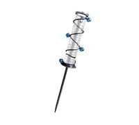 YPBEW Jauge de précipitation murale à suspendre avec cadre en fer et tube transparent pour mesurer les niveaux d'eau, station météorologique, compteur de pluie