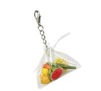 YPBEW Joli porte-clés banane en forme de pastèque portable et élégant pour tout le monde Accessoires porte-clés colorés