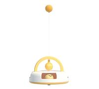 YPBEW Jouet de tennis de table avec balles d'herbe à chat - Plateau tournant interactif auto-stimulation pour l'intérieur lorsqu'il n'est pas idéal pour s'ennuyer pour les chatons en intérieur - Jouer