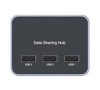 YPBEW KVM Change Metal USB Version Center for Meet Screen Marker Transfer Keyset Division and File Drag Function Meet Device Data Transfer Center