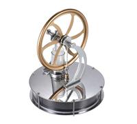 YPBEW Le kit scientifique du moteur Stirling démontre le principe de la thermodynamique avec l'activation de l'eau chaude, pas besoin de flamme. Modèle de moteur
