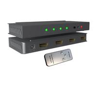 YPBEW Le répartiteur vidéo à 3 voies prend en charge 4K 60 Hz UHD et Plug Play pour une installation facile