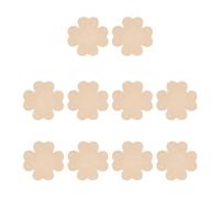 YPBEW Lot de 10 coussinets de rangement portables en feutre pour bijoux - Pour voyage, boucles d'oreilles et colliers