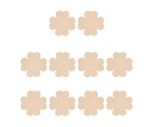 YPBEW Lot de 10 coussinets de rangement portables en feutre pour bijoux - Pour voyage, boucles d'oreilles et colliers